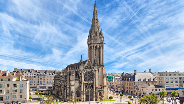 Church of Saint-Pierre in Caen.
